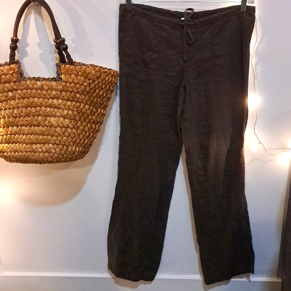 Linen London Jean Green Pants